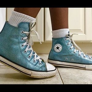 Blue Glitter chuck Taylor Converse